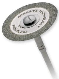 Two Striper Thin-Flex Diamond Disc, Double-Sided, 929-7, 0.28 mm, 50 Microns, 22.2 mm (7/8") Diameter, 1/Pk, 2012657 - Two Striper® Thin-Flex® Diamond Discs - 929.7 Double-Sided - Image 1