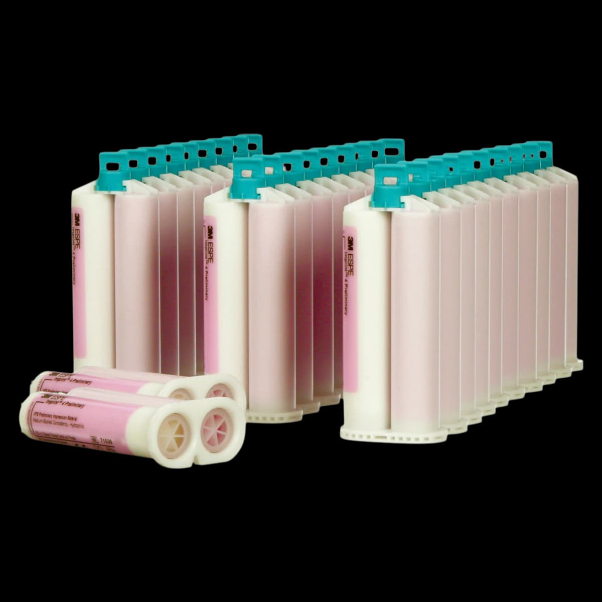 3M (Solventum) Imprint 4 Preliminary VPS Impression Material, Regular Set, Pink, Mint, 50 mL Cartridges, Bulk Pack of 30, 71548 - Imprint 4 Preliminary Bulk 30 x 50ml/pk - Image 1