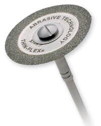 Premier Two Striper Thin-Flex Diamond Discs, Double-Sided, 0.28 mm, 50 Micron, 22.2 mm (7/8") Diameter, 2/Pk, 929-7, 2012658 - Two Striper® Thin-Flex® Diamond Discs - 929.7 Double-Sided 2-Pack - Image 1