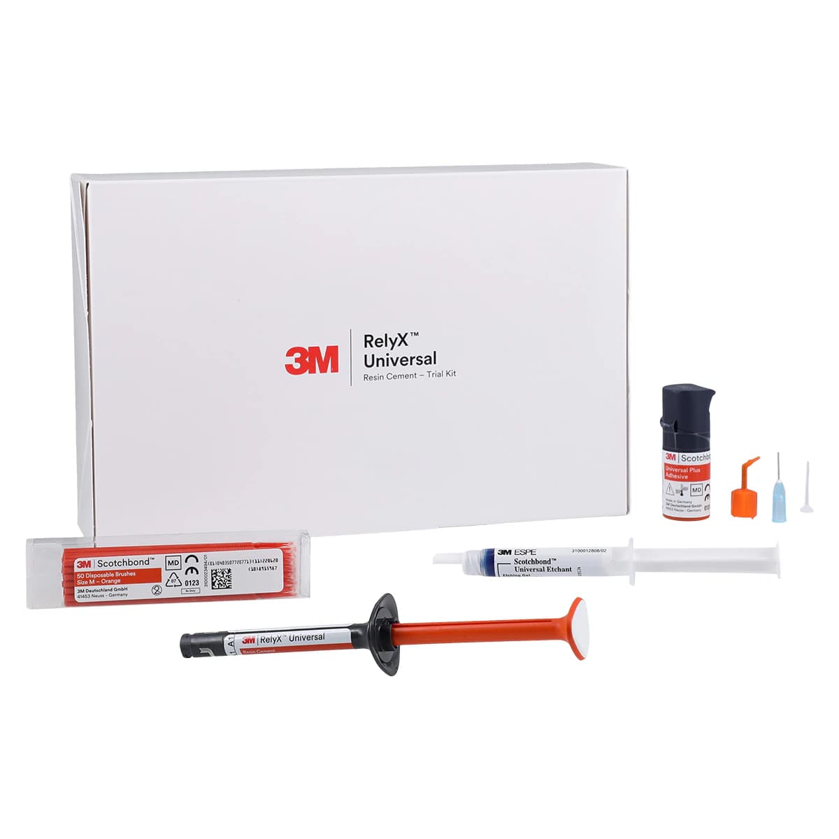 3M™ RelyX™ Universal Resin Cement Trial Kit, Shade A1, 3.4g Syringe, 56970 - 3M™ RelyX™ Universal Resin Cement A1 Trial Kit - Image 1