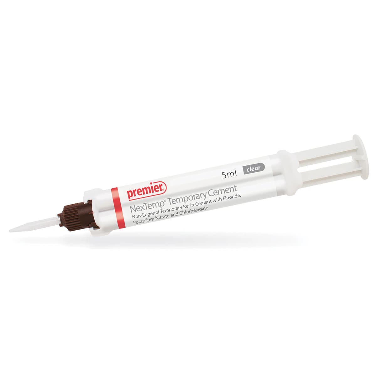 Premier Dental NexTemp Temporary Cement, Bulk Pack, Opaque, 5 mL Automix Syringes, 4/Pk, 3001470 - NexTemp Temporary Cement, Bulk Pack, 5 ml, Opaque, 4/Pk, 3001470 - Image 1