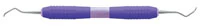 Premier Big Easy Ultralite Columbia 4L/4R Double-Ended Universal Curette, Purple Silicone Handle, #05615 - BIG EASY ULTRALITE SCALER COLUMBIA 4L/4R, EACH - Image 1