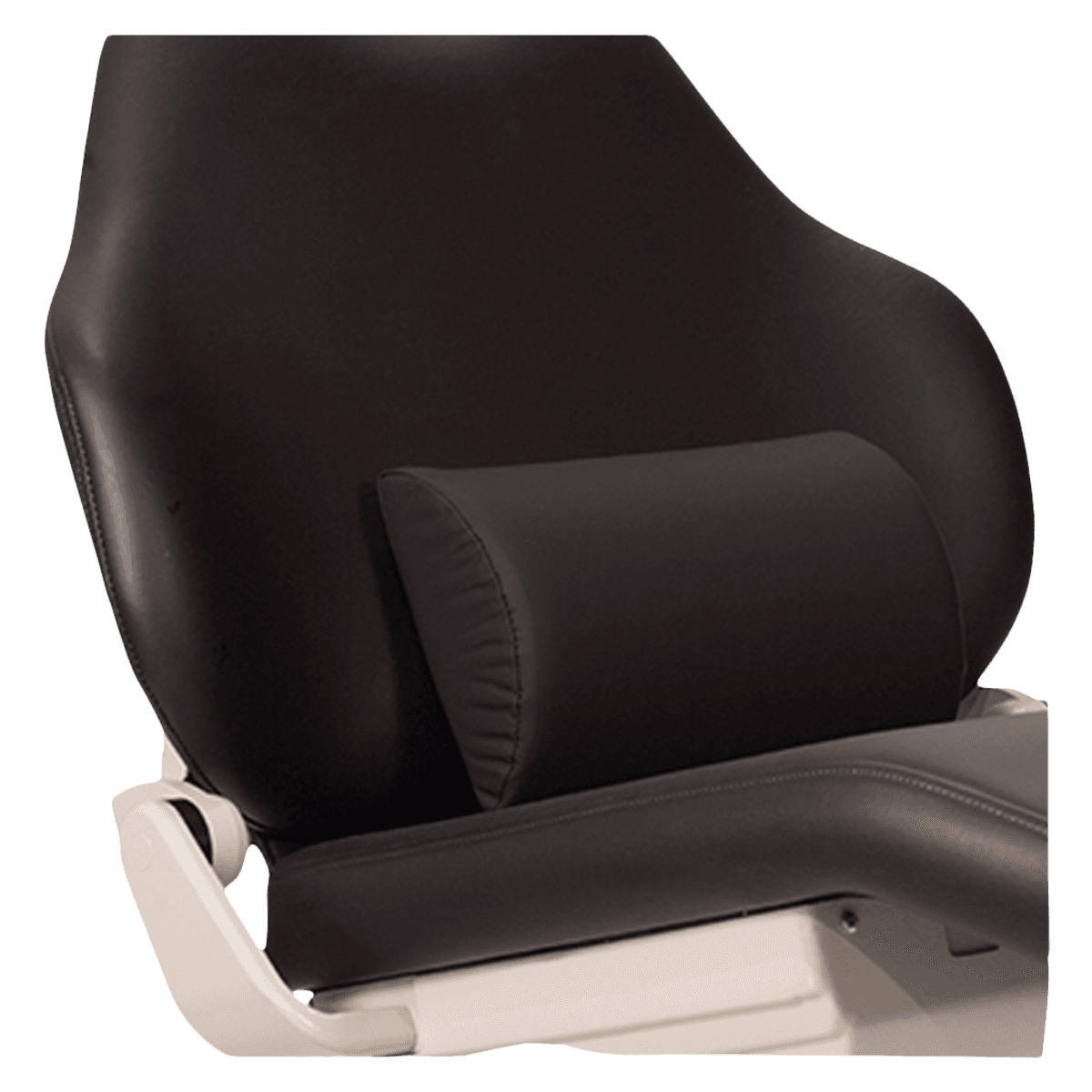 Crescent Memory Backrest, Black, Memory Foam, 11.5" x 7.5" x 3" - Crescent Memory Backrest - Image 1