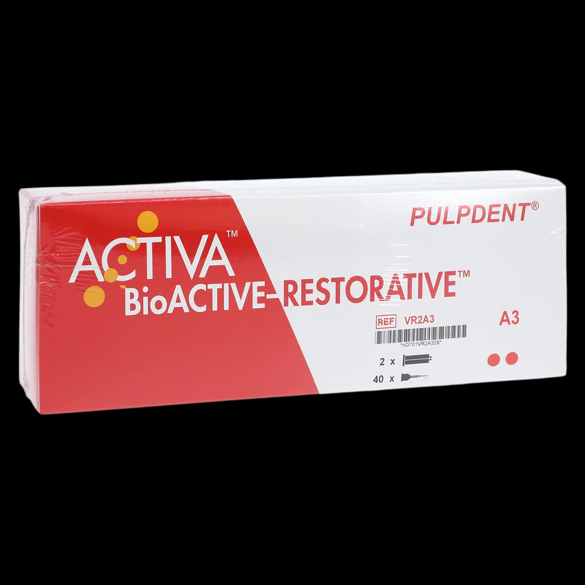 Pulpdent Activa BioACTIVE Restorative Value Pack, Universal Composite, A3 Shade, 5 mL Syringe - Activa Restorative Value Pack - Image 1