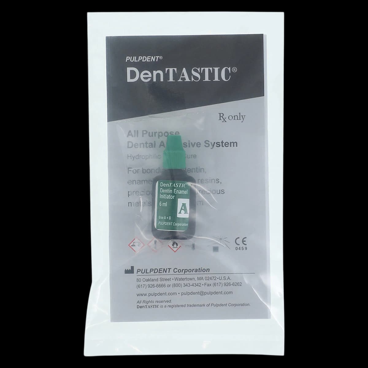 DenTASTIC All-Purpose Dental Adhesive Primer Part A (Dentin/Enamel Initiator), 6 ml Bottle, DASP-A - DenTASTIC All-Purpose Adhesive, Dual-Cure, Primer Part A, 6 ml/Bt, 1/Pk, DASP-A - Image 1