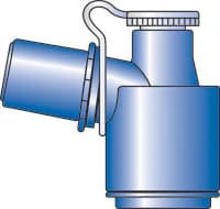 Portex PEEP-Keep Swivel Adapter, Fiberoptic, 25/Case - Adapter Swivel Fiberoptic - Image 1