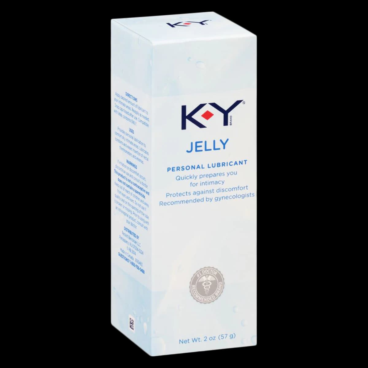 K-Y Personal Lubricant Jelly, Flip Top Cap, 2 oz Tube - K-Y Personal Lub Jelly Flp Cap - Image 1