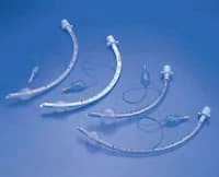 Blue Line Endotracheal Tube, Cuffed, Clear PVC, 20/Case - Endotrach Clear PVC - Image 1