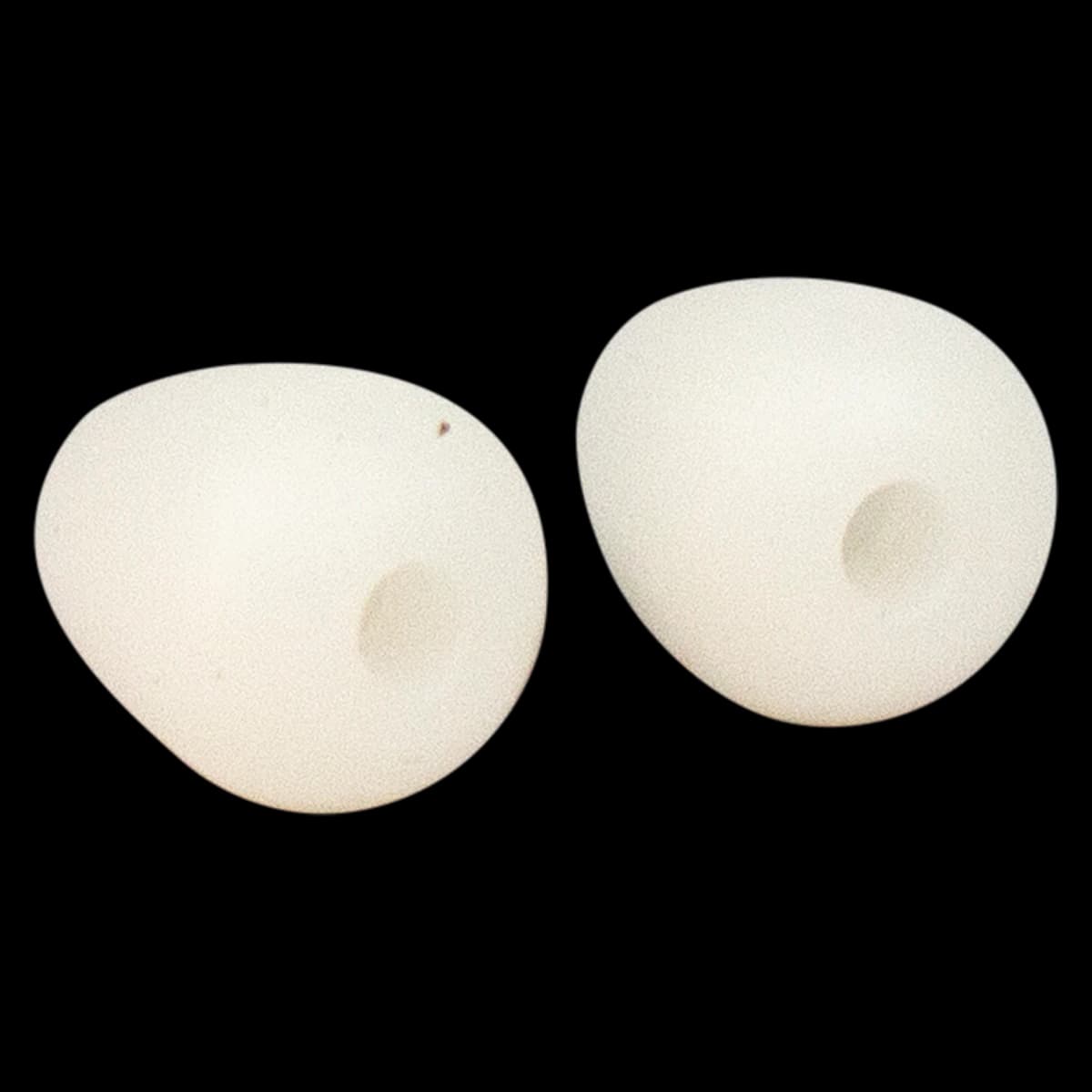 American Diagnostic Corp. Stethoscope Ear Tips, Hard White, 1 Pair (2 Eartips) - Ear Tips Hard White For - Image 1