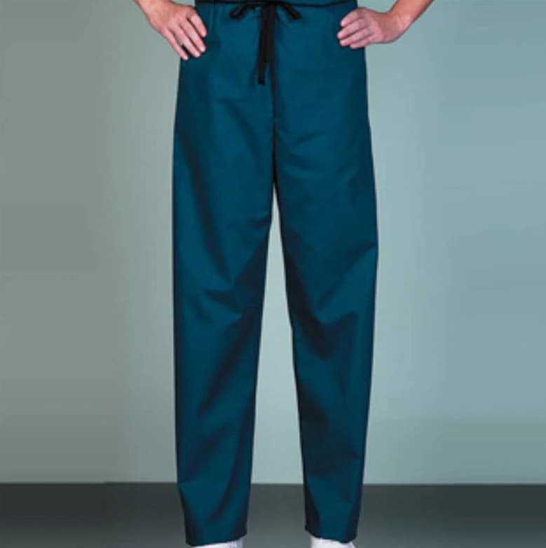 Fashion Seal Healthcare® Unisex Fashion Scrub Pants, 65/35 Fashion Poplin®, Caribbean Blue, Medium, Drawstring, 1 Pocket, Style 78826 - Fashion Seal Healthcare® Unisex Fashion Scrub Pants – 65/35 Fashion Poplin®, Caribbean Blue - Medium - Image 1