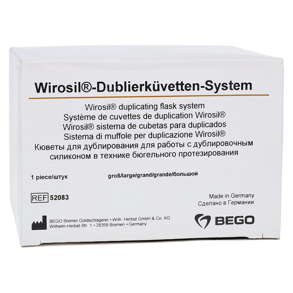 Wirosil Duplicating Flask System, Large, 1/Set - Wirosil Duplicating flask system - Image 1