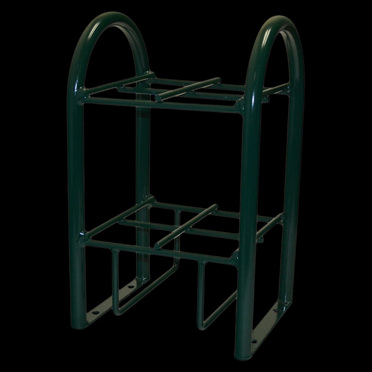 Mada Medical Products Cylinder Stand, 4 Hole Capacity, Small, Green - Cylinder Stand 4 Hole Capacity - Image 1