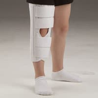DeRoyal Knee Immobilizer, Pediatric, Canvas/Foam, 12" Size Medium, Left/Right - Knee Immobilizer 12" - Image 1