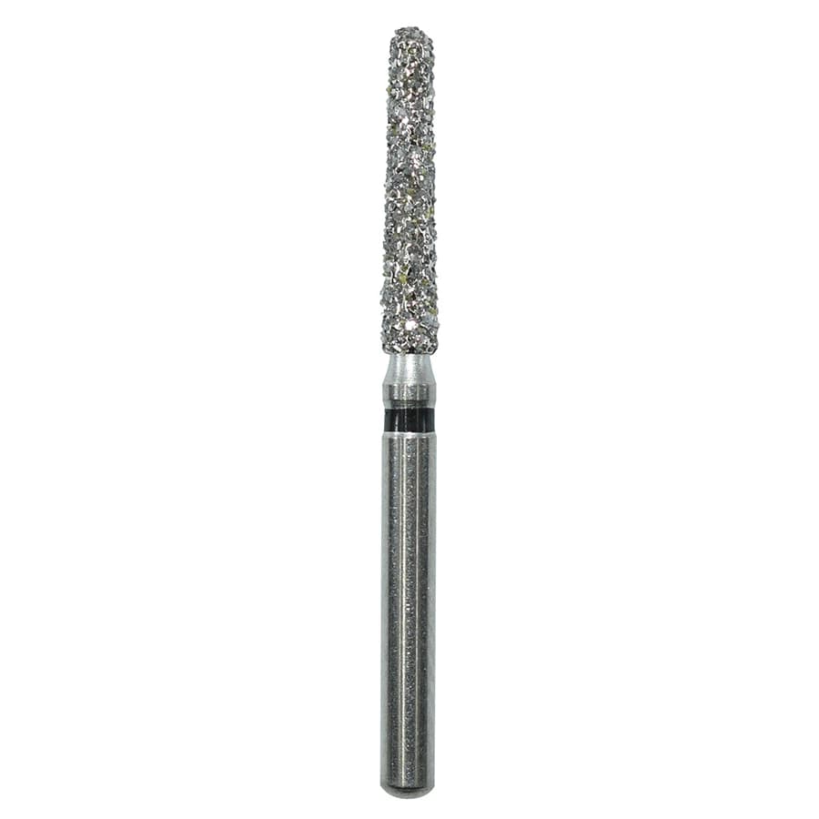 EdgeEndo Long Round End Taper Diamond Bur, Friction Grip, Extra Coarse, 198L016XC, 25/Box - Long Round End Taper 198L016XC - Image 1