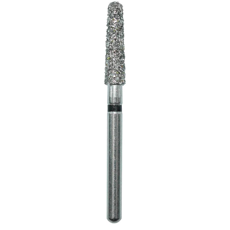 EdgeEndo Diamond Round End Taper Bur, Friction Grip, Extra Coarse, 8.0mm, 25/Box, 198022XC - Round End Taper 198022XC - Image 1
