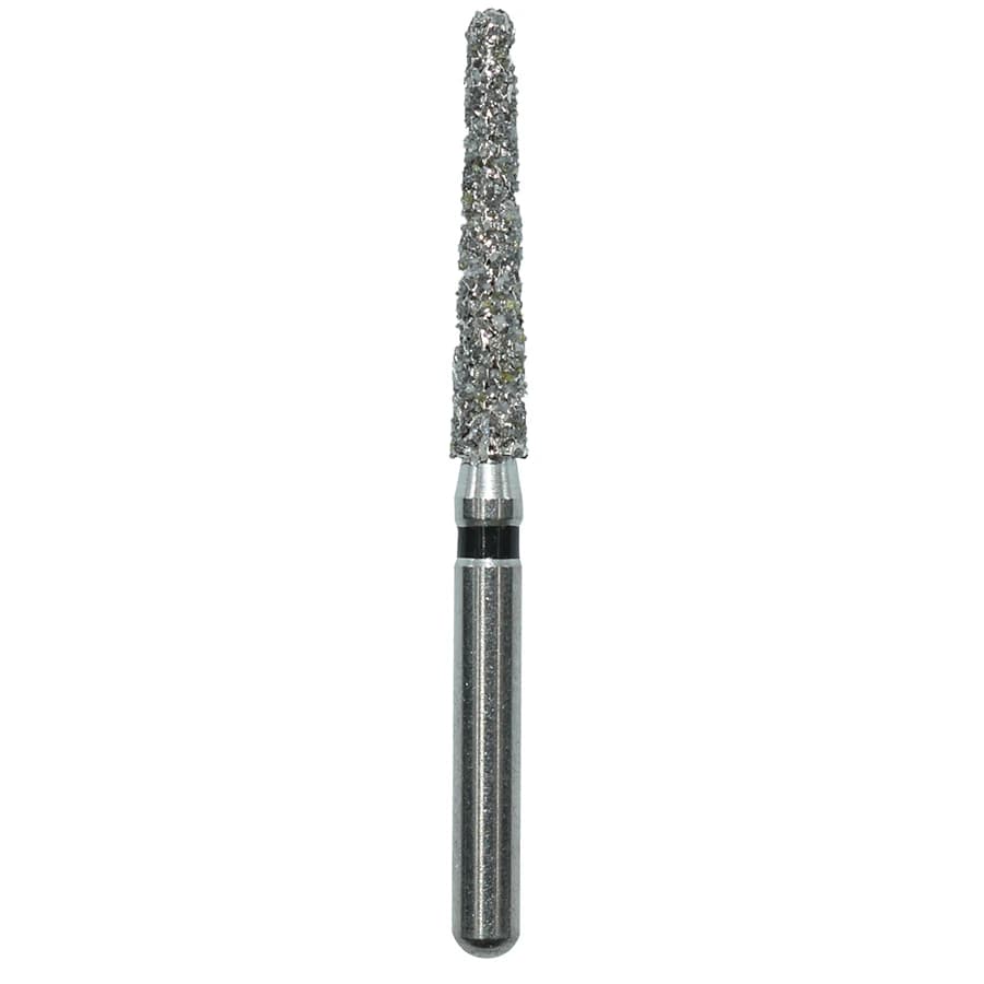 EdgeEndo Diamond Round End Taper Short Bur, Friction Grip, Extra Coarse, 199016SXC, 25/Box - Round End Taper Short 199016SXC - Image 1