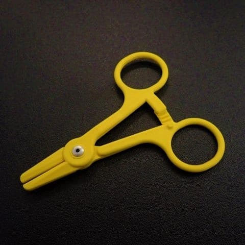 Molded Products Tube Occluding Forceps, Plastic, Non-Sterile, Disposable, Yellow, 100/Bag - Clamp Tube Occluding - Image 1