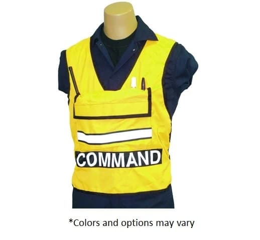 Conterra ICS Command Vest, Orange, "Planning" Role - ICS Vest to Read "Planning" - Image 1