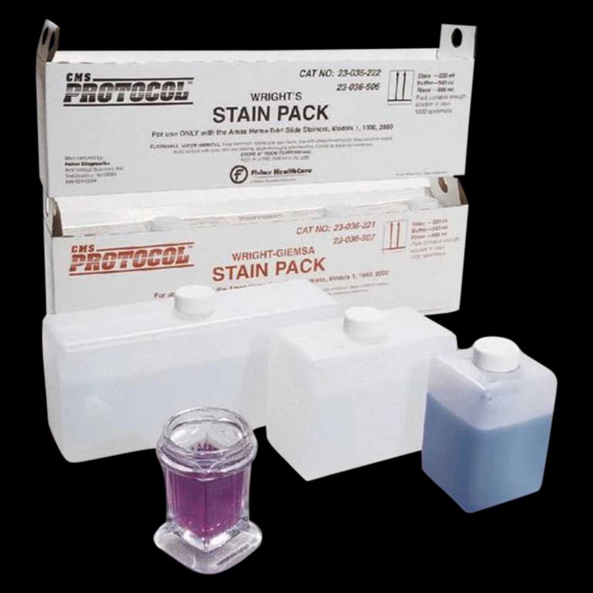 Protocol Wright-Giemsa Stain, Dark Blue, for HEMA-TEK, 1/Pack - Wright-Giemsa Stain Pack - Image 1