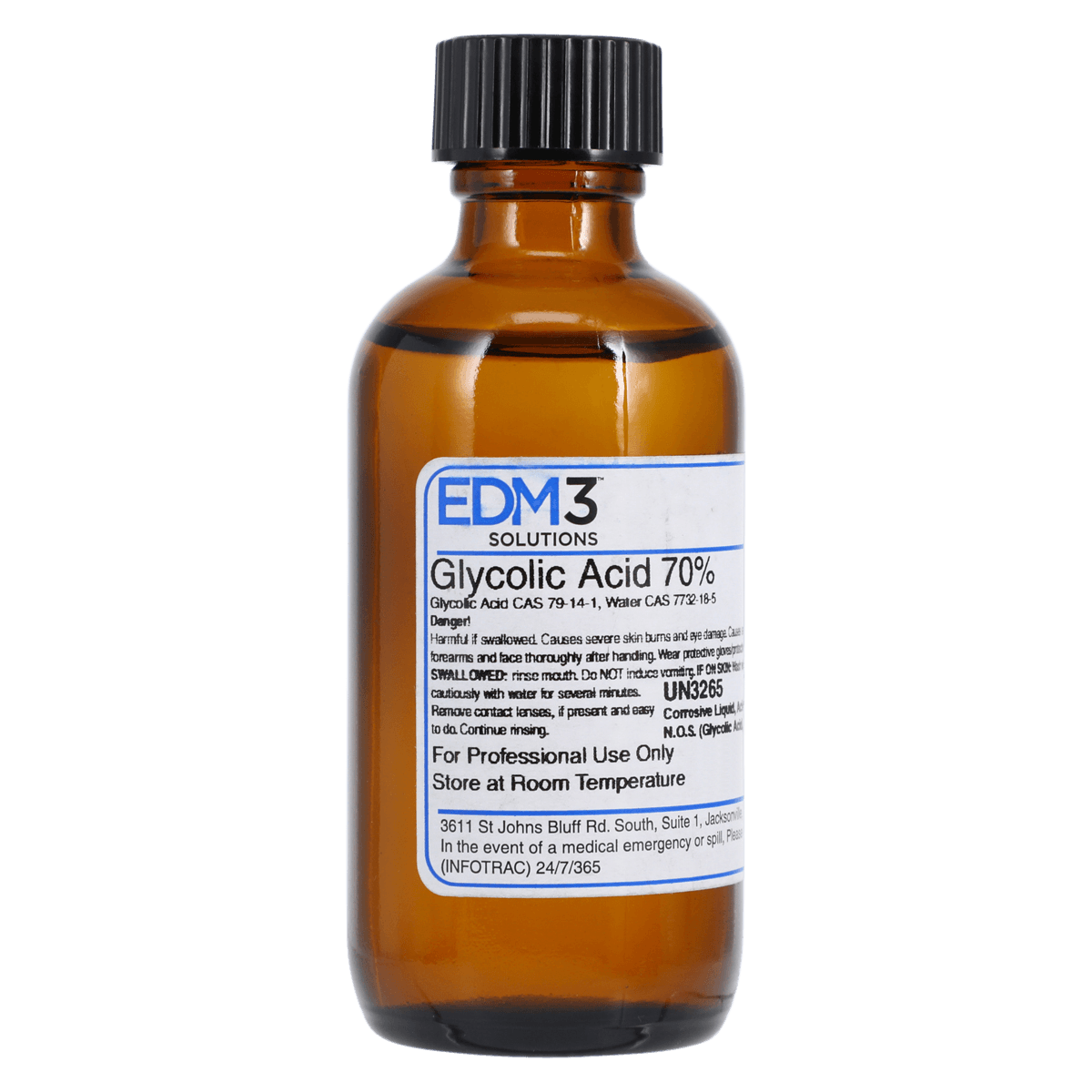 Glycolic Acid Reagent 70% Solution, 2 oz Bottle - Glycolic Acid 70% - Image 1