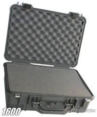 Pelican 1600 Protector Carry Case for EMS Supplies, Orange, 24-1/4 x 19.43 x 8.68 in - Case Pelican 1600EMS Orange - Image 1