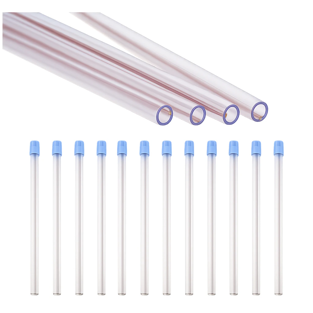 Smart Saliva Ejectors, Bendable, Clear with Blue Tip, Disposable, 100/Bag - Smart Saliva Ejectors Bag of 100 - Image 1