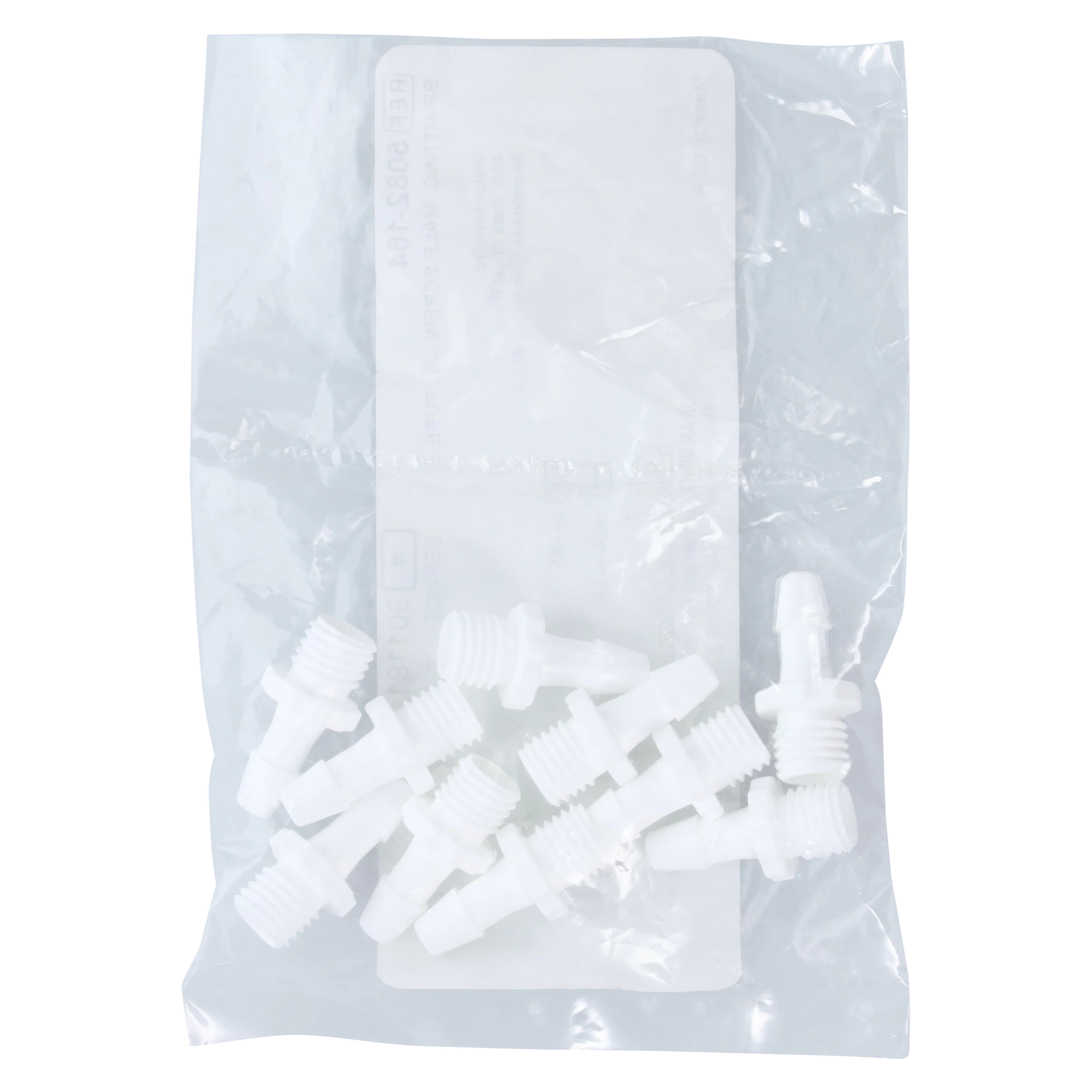 Welch Screw Connector Male/Female, Blood Pressure, White, Latex-Free, 10/Pack - Screw Connector Male/Female - Image 1