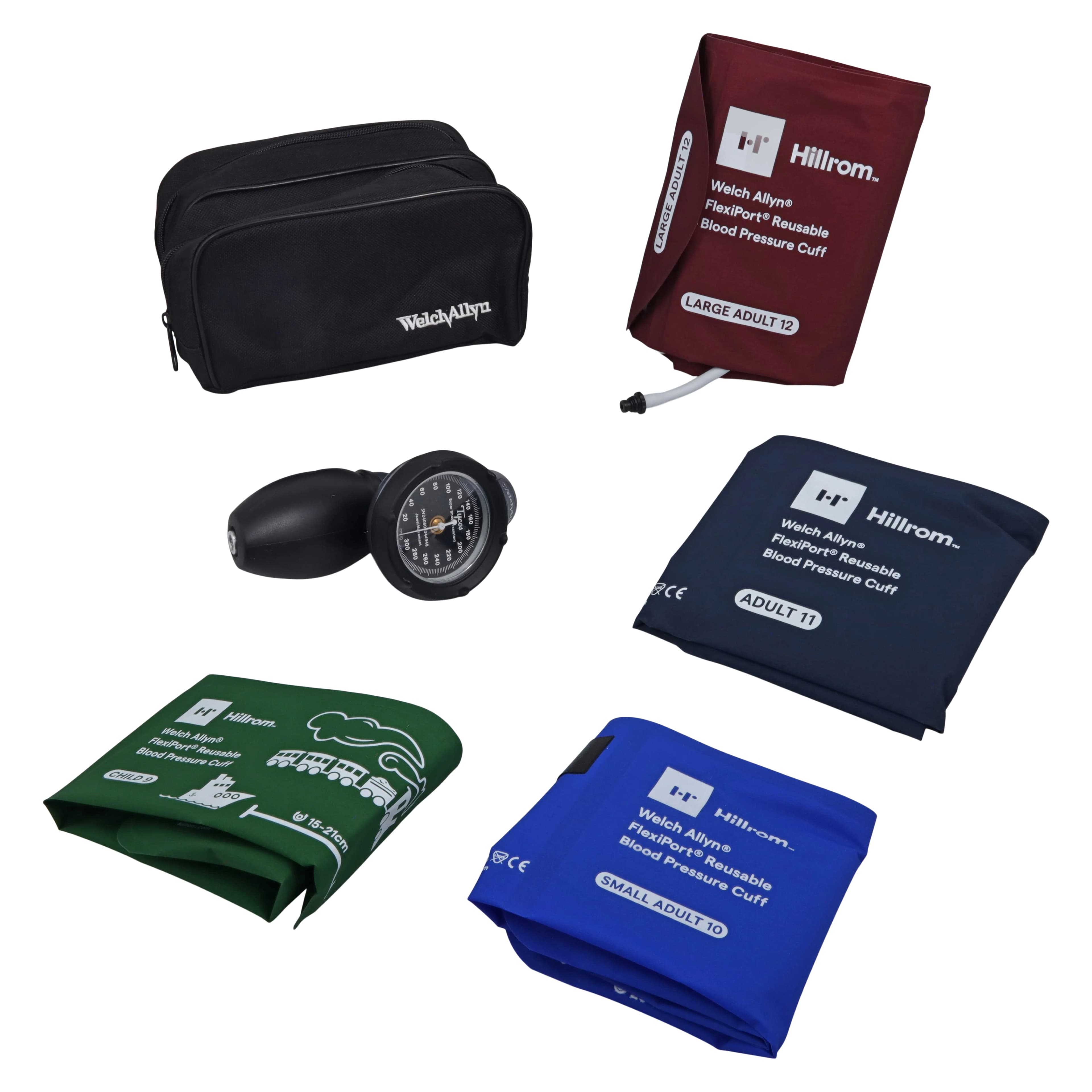 Tycos Aneroid Sphygmomanometer, Black, Latex-Free, Arm Cuff, Dial Display, Each - Blood Pressure Family Practice - Image 1