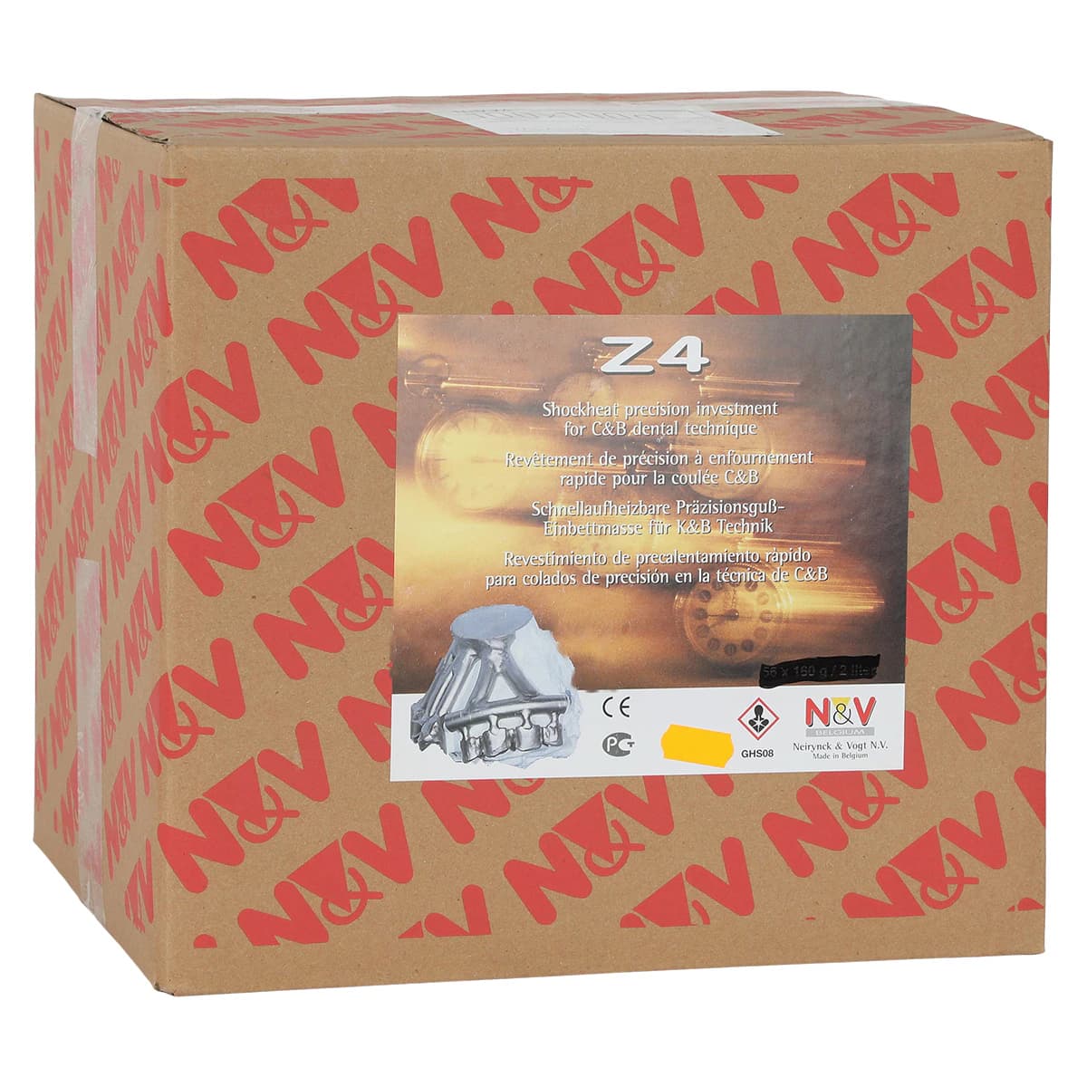 Vacalon Z4 Universal Rapid Cast Investment, 100g, Pack of 100 - Z4 Universal Rapid Cast - Image 1