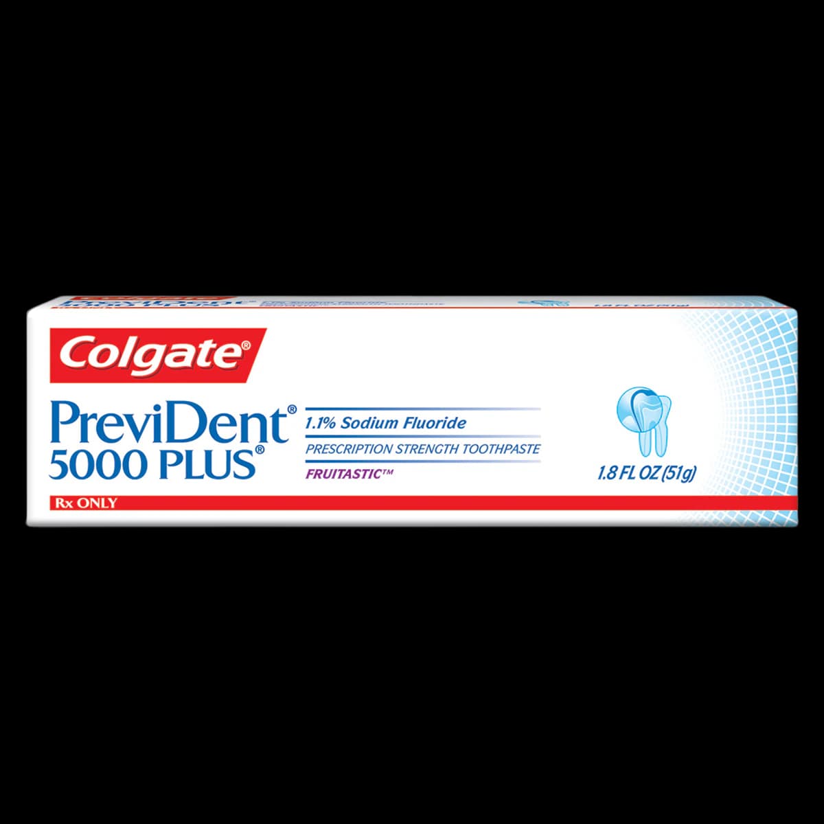 Colgate PreviDent 5000 Plus Toothpaste, 1.1% Sodium Fluoride, Prescription Strength, Fruitastic Flavor, 1.8 oz Tube - PreviDent 5000 Plus Toothpaste - Image 1