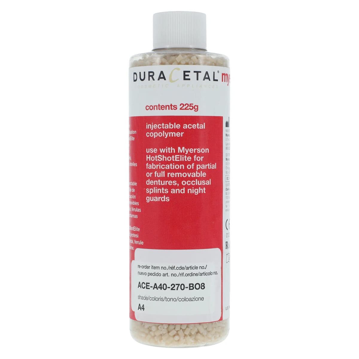 DuraCetal Denture Resin A4, 225g/Bottle - DuraCetal - Image 1