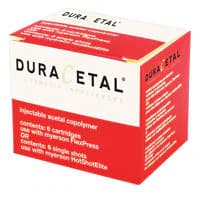 DuraCetal Single Shots Denture Resin C2, 6/Package - DuraCetal Single Shots - Image 1
