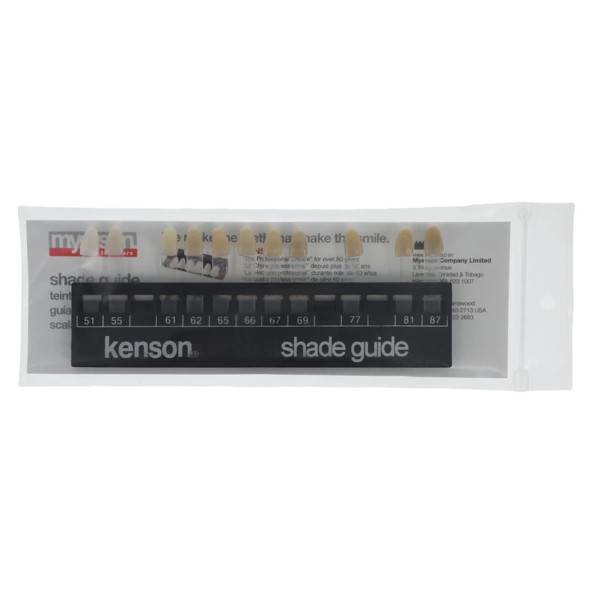 Myerson Kenson Plastic Shade Guide - Kenson Plastic Shade Guide - Image 1