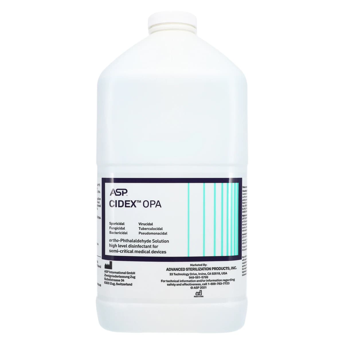 CIDEX OPA Solution, 0.55% Ortho-Phthalaldehyde, 1 Gallon, Each - CIDEX OPA Solution - Image 1