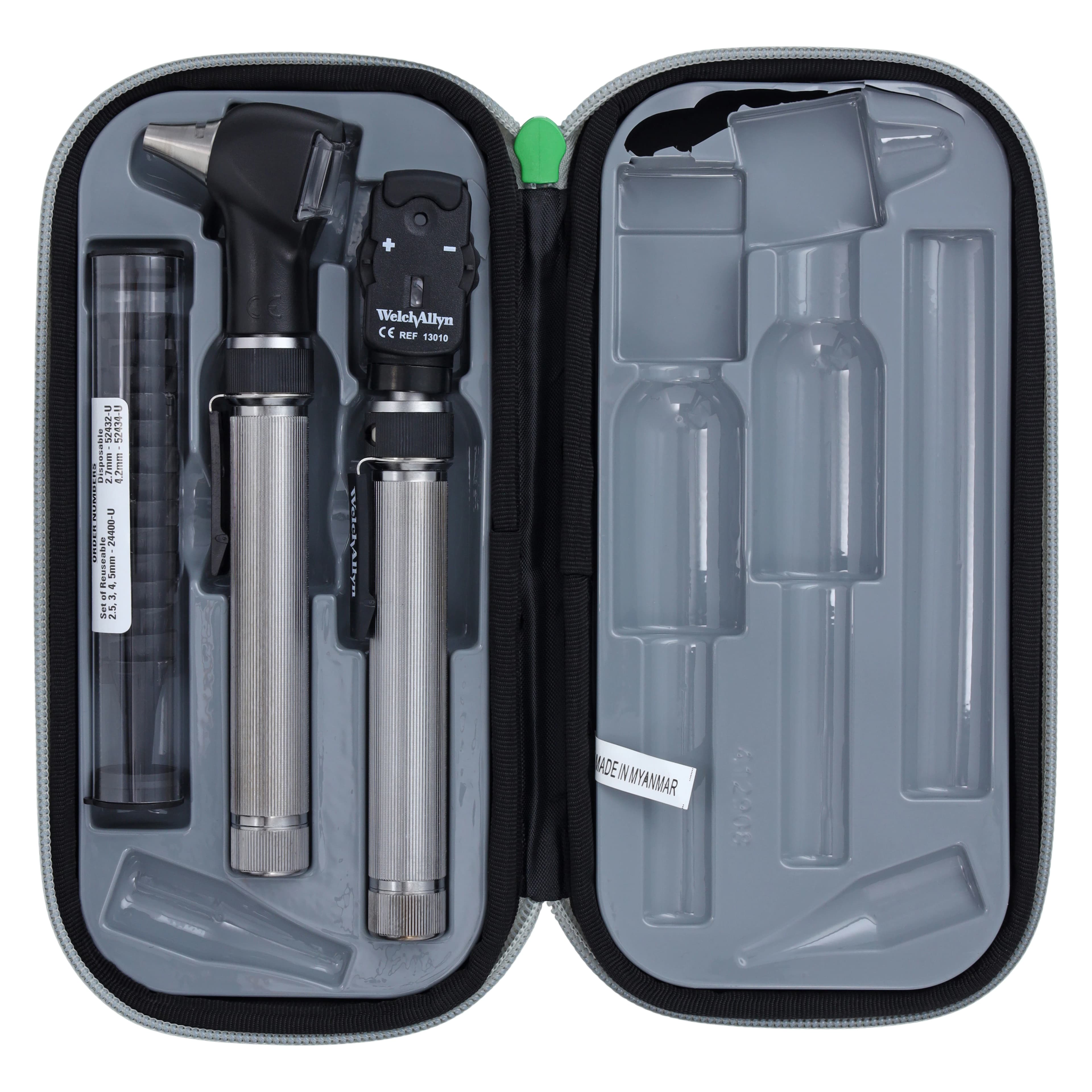 Welch Allyn PocketScope Diagnostic Set with Twist Lock Connection, 2.5V, with AA Batteries - Pocketscope Set W/AA - Image 1