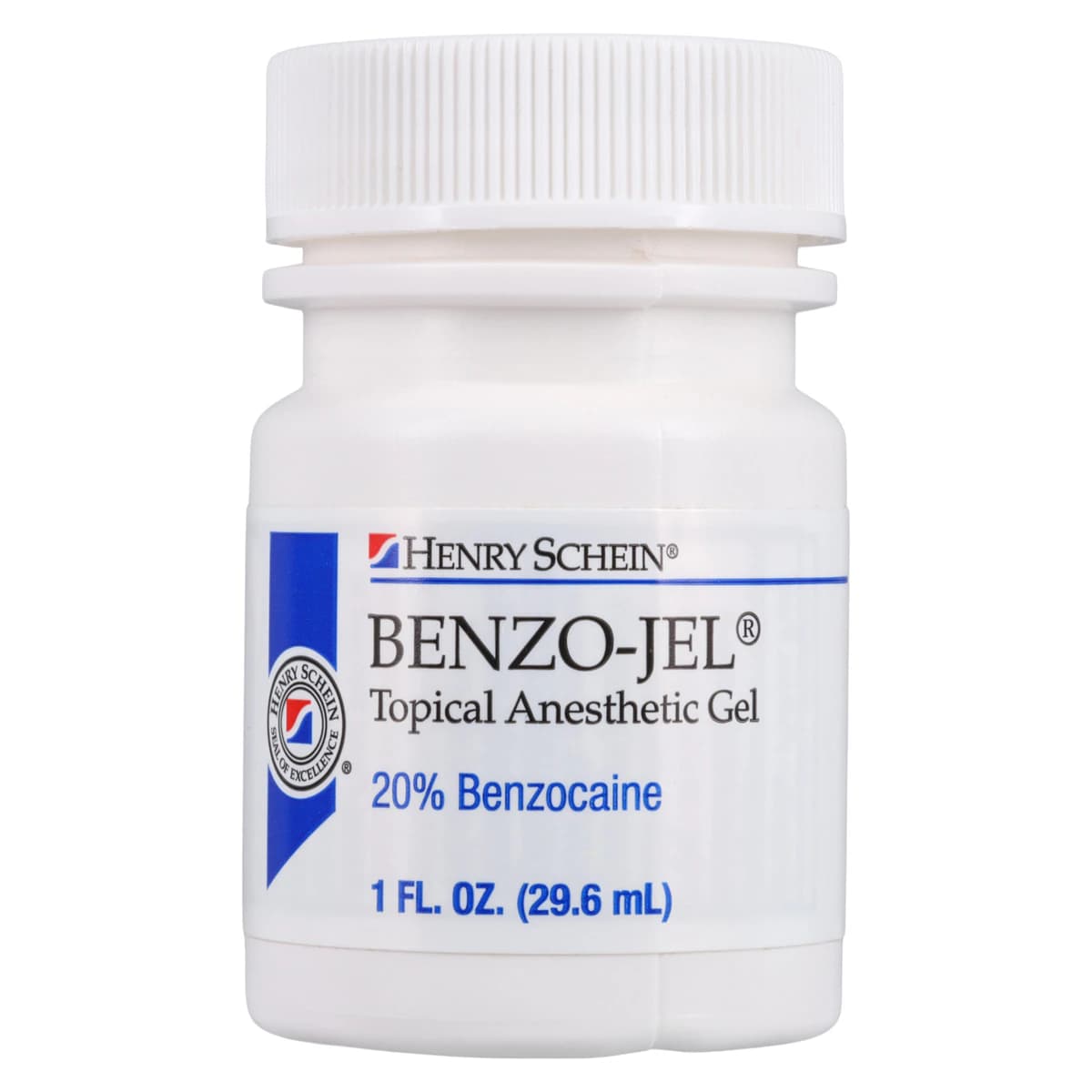 Benzo-Jel Topical Anesthetic Gel, 20% Benzocaine, Bubble Gum Flavor, 1 oz Jar - Benzo-Jel Topical Anesthetic Gel - Image 1