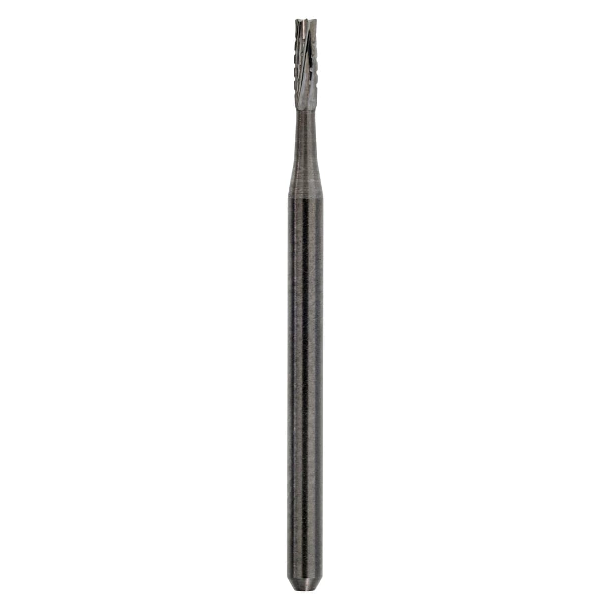 Henry Schein Sterile Carbide Bur, Surgical Length, Friction Grip, Flat Fissure Cross Cut, #557, 25/Bx - Carbide Bur Surgical Sterile - Image 1