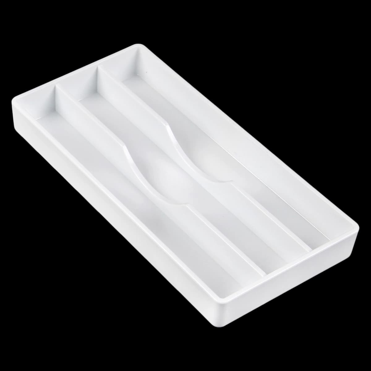 Henry Schein Instrument Tray Plastic #18, 4 in x 8 in, Light Gray, Autoclavable, Each - Instrument Tray Plastic #18 - Image 1