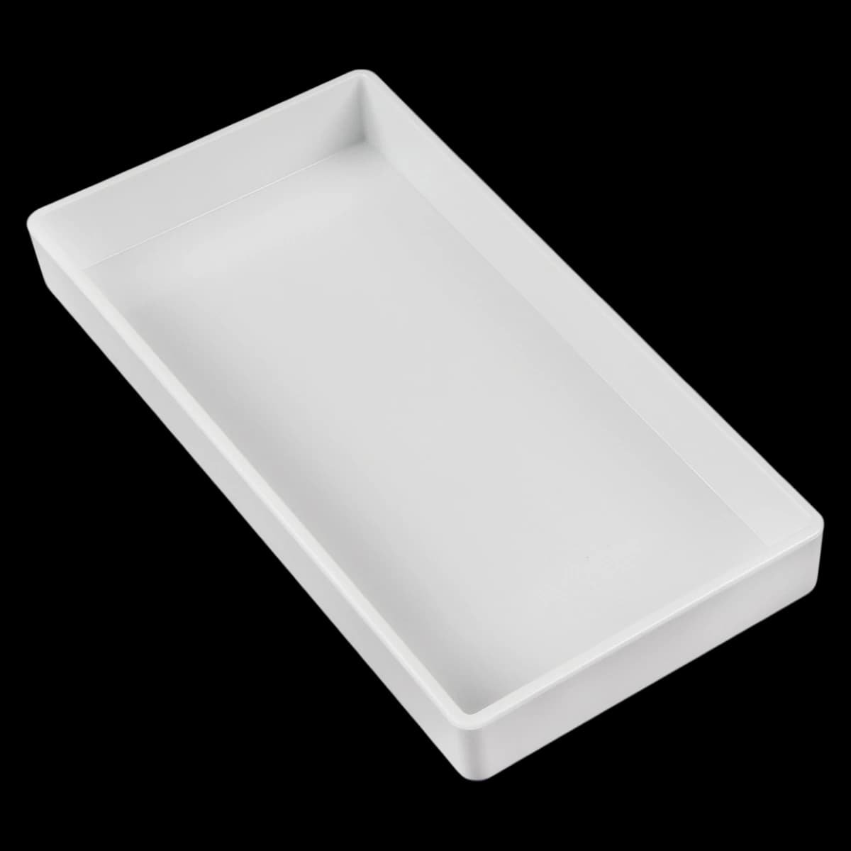 Henry Schein Instrument Tray Plastic #19, 4 in x 8 in, Light Gray, Autoclavable - Instrument Tray Plastic #19 - Image 1