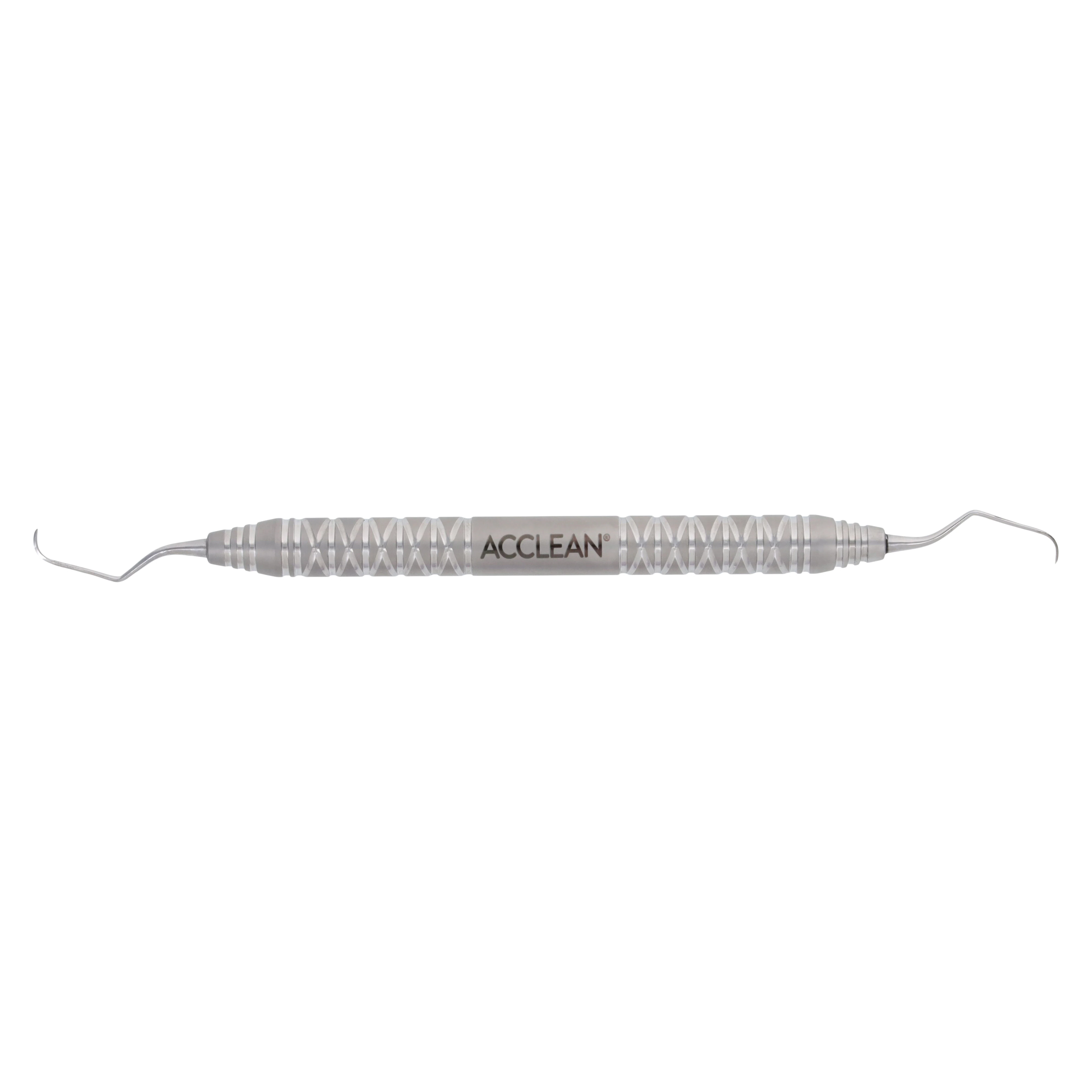 Acclean Gracey After Five Long Curette, Double End, 3/4, #6 Handle, Anterior, 100% Stainless Steel, Silver, Each - Acclean Cur DE Gracey Long 3/4 - Image 1