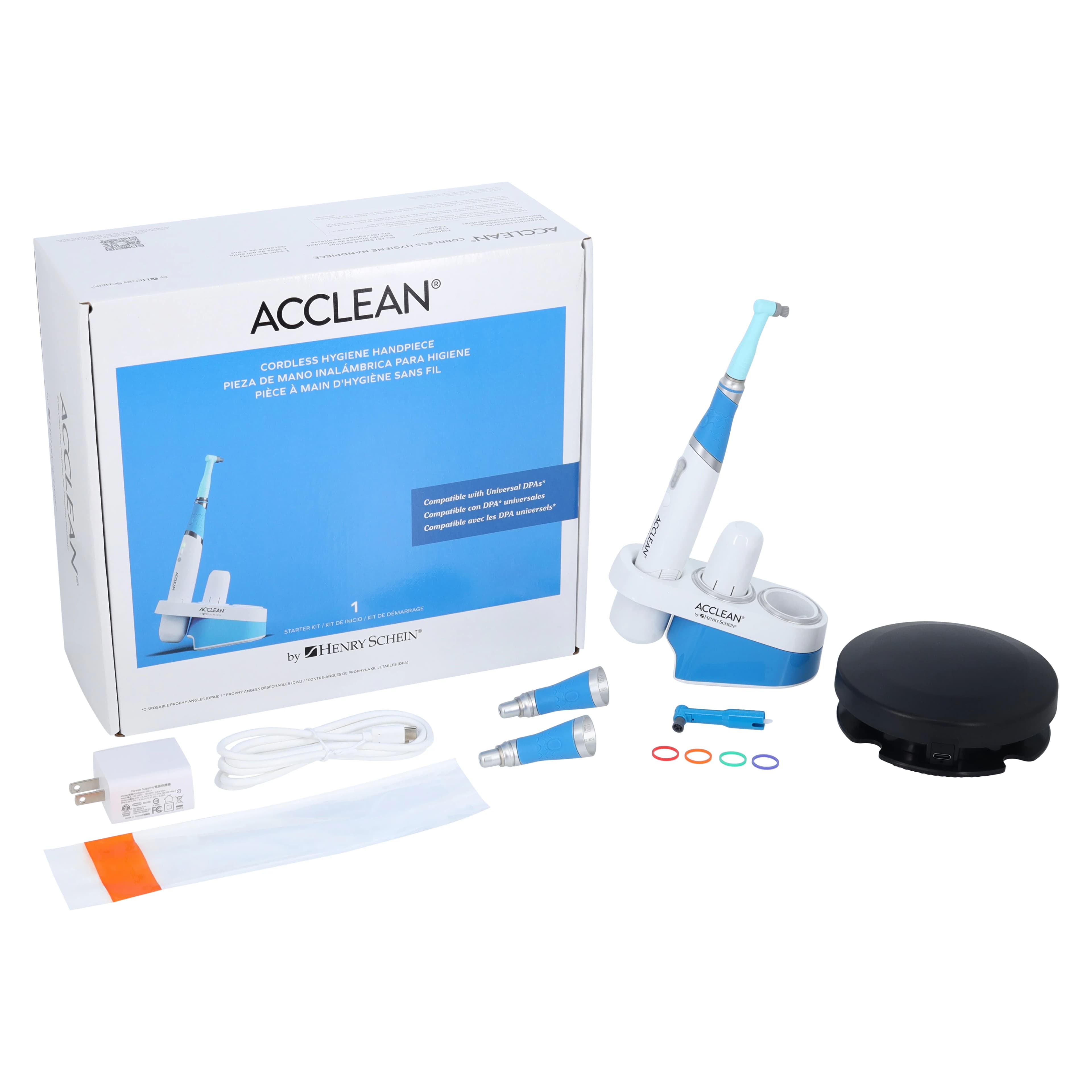 Acclean Cordless Hygiene Handpiece with Wireless Foot Pedal - Acclean Cordless w/ Footpedal - Image 1