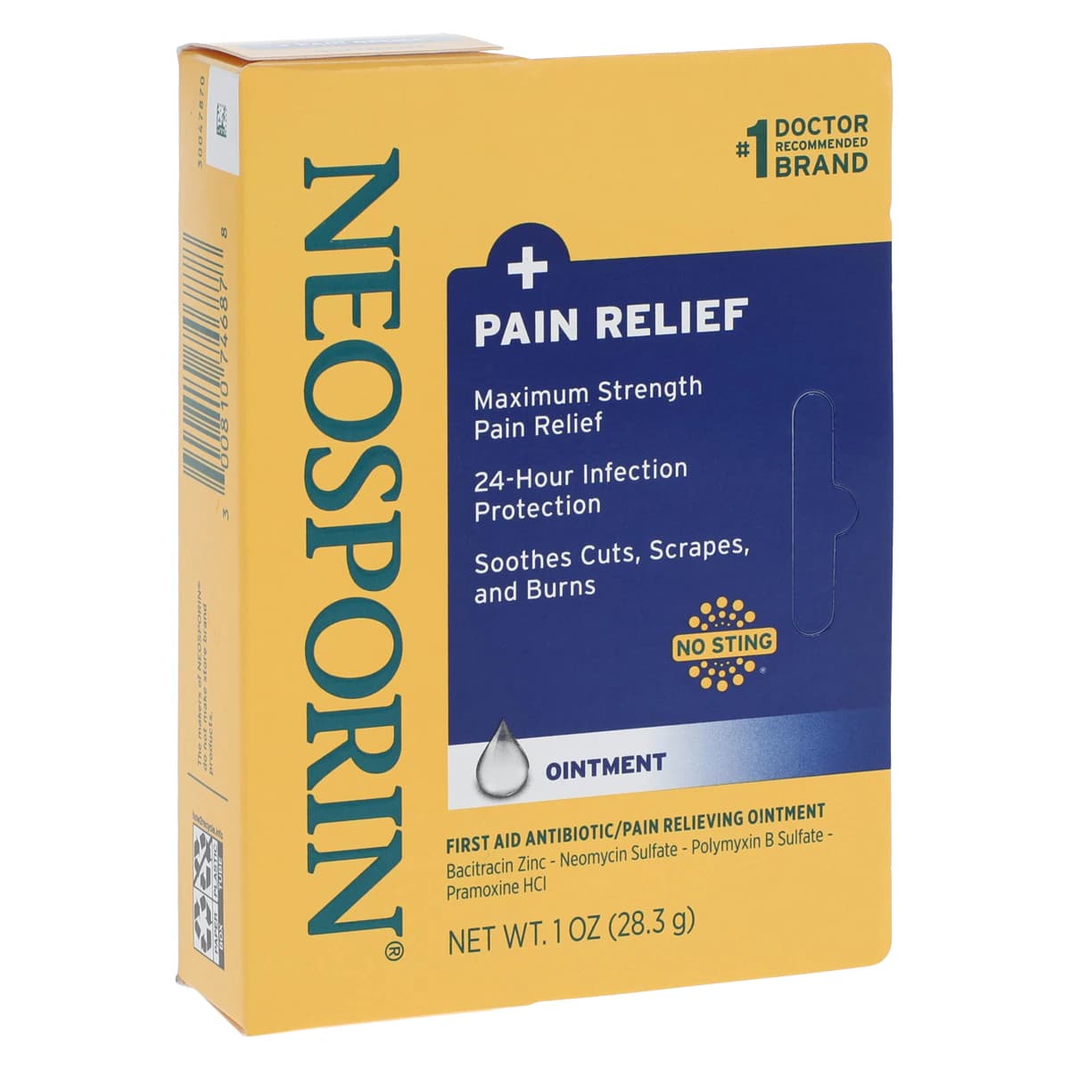 Neosporin Plus Ointment, 1 oz Tube - Neosporin Plus Ointment - Image 1