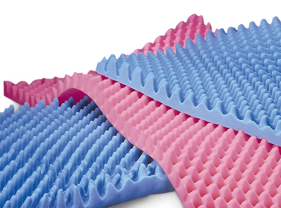 Medline Premium Eggcrate Bed Pad Overlay, 12/Case - Overlay Eggcrate Premium - Image 1