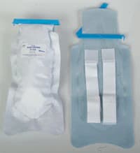 Medline Cold Therapy Ice Bag Pouch with Straps, 5" x 12" - Ice Bag Pouch W/Straps - Image 1