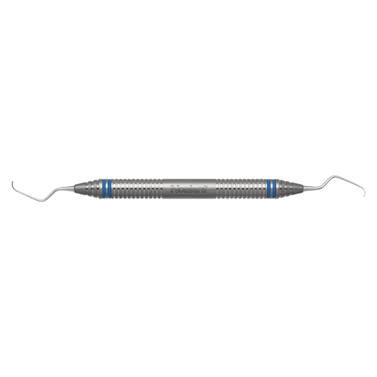 Nordent Classic TruGracey Curette DE #7-8 Long Reach, DuraLite ColorRings Handle, 440A Stainless Steel - Classic Curette DE TruGracey #7-8 Long Reach DuraLite® ColorRings Handle - Image 1