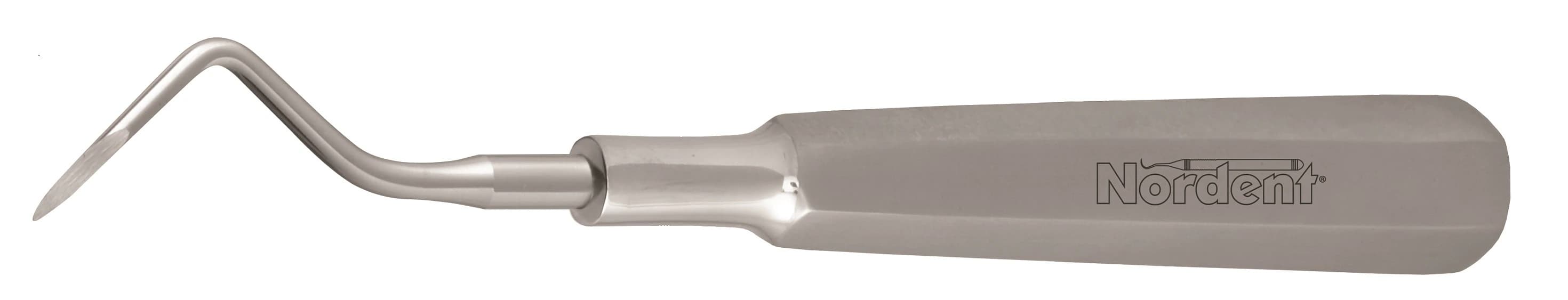 Nordent Heidbrink #3 Right Single End Root Tip Elevator, Regular Tip, Hardened Stainless Steel, ER3 - Root Tip Picks, Single End - # 3 Heidbrink, Single End, Right, Standard - Image 1