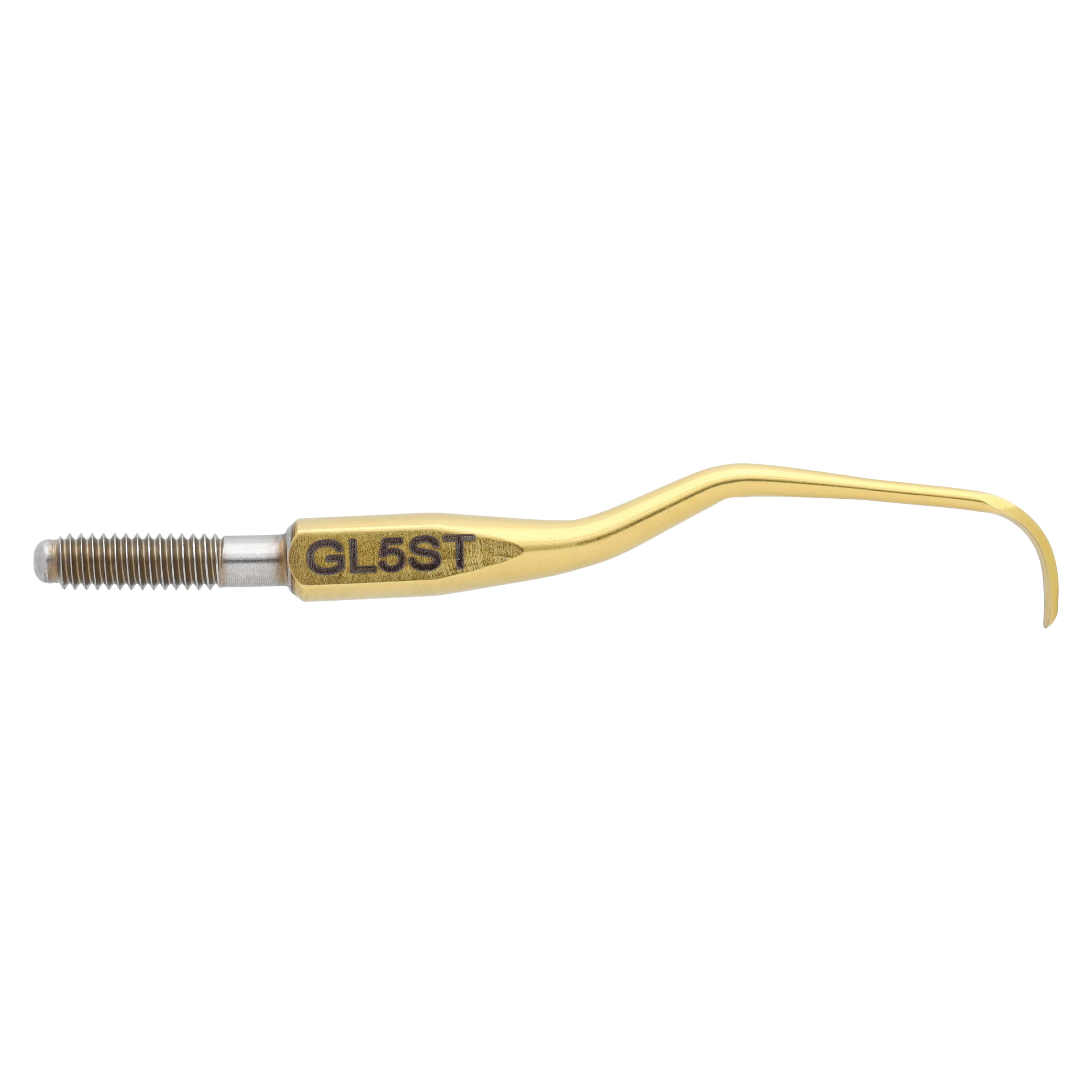 Nordent Hartzell Gracey 5 Rigid Cone Socket Curette Tip, Titanium Nitride (TiN), GL5ST - Curette Cone Socket Tip Hartzell Gracey 5 Rigid TiN - Image 1