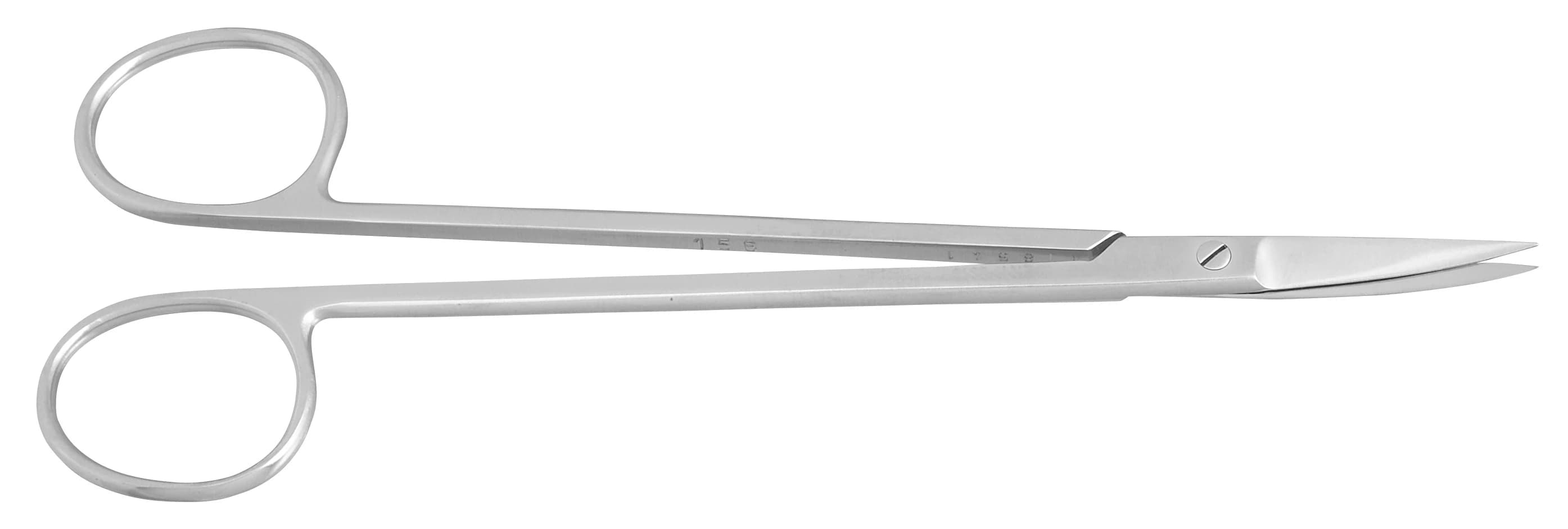Nordent Kelly Curved Scissors #318, 6.25" (160mm), Long Handle, Stainless Steel, Single - Kelly Curved 318 - Image 1