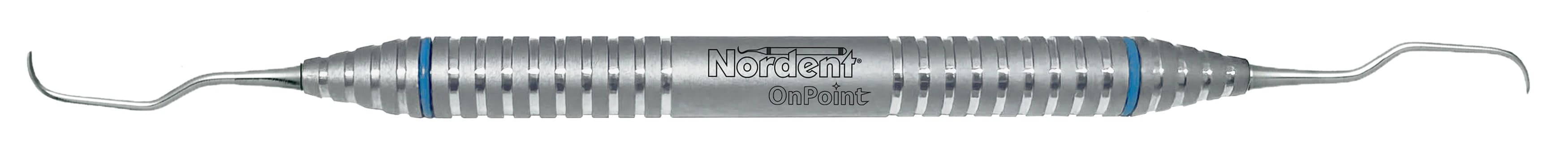 Nordent OnPoint Curette DE Gracey #5-6, Double End, #6 Handle, Stainless Steel, Silver, Each - OnPoint Curette DE Grac #5-6 - Image 1