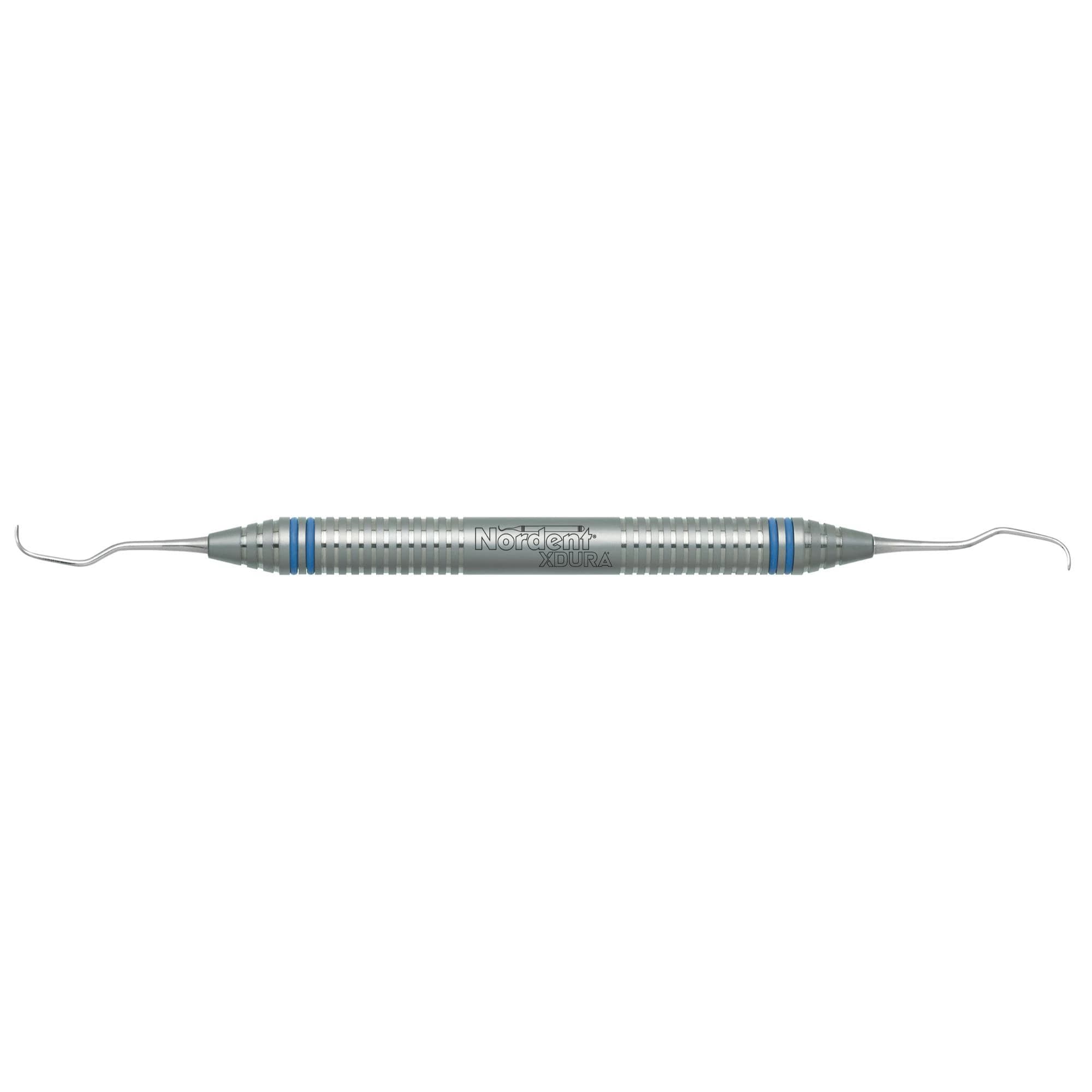 XDura Curette DE Gracey #1/2, DuraLite ColorRing Handle, Double End, Stainless Steel - XDura Curette DE Grace #1/2 - Image 1